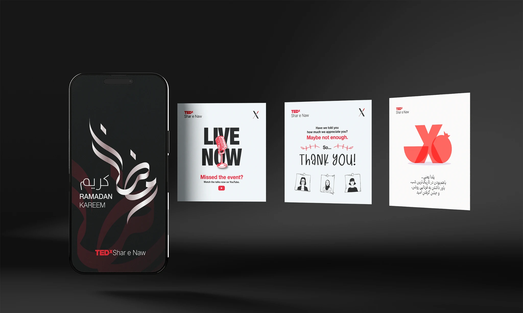 TEDx announcement and community posts